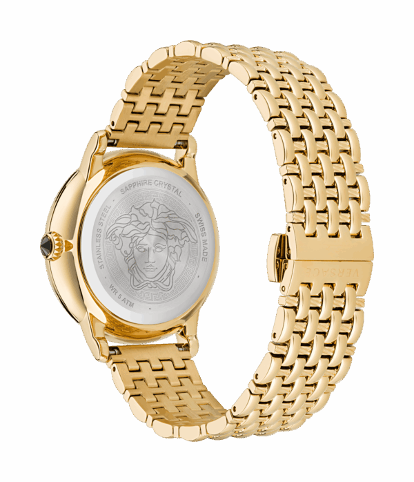 VERSACE WATCH MEDUSA ALCHEMY GOLD STAINLESS STEEL BRACELET
