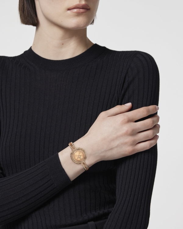 VERSACE LA GRECA ROSE GOLD STAINLESS STEEL