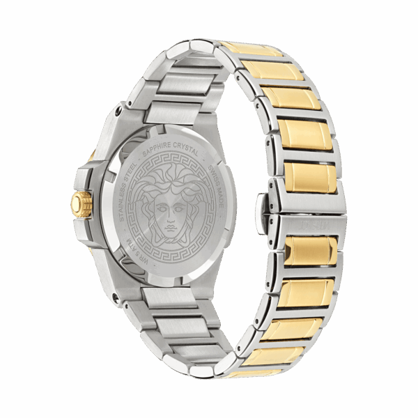VERSACE HERA TWO TONES STAINLESS STEEL