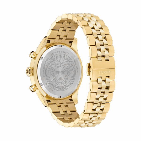 VERSACE WATCH CHRONO MASTER GOLD STAINLESS STEEL