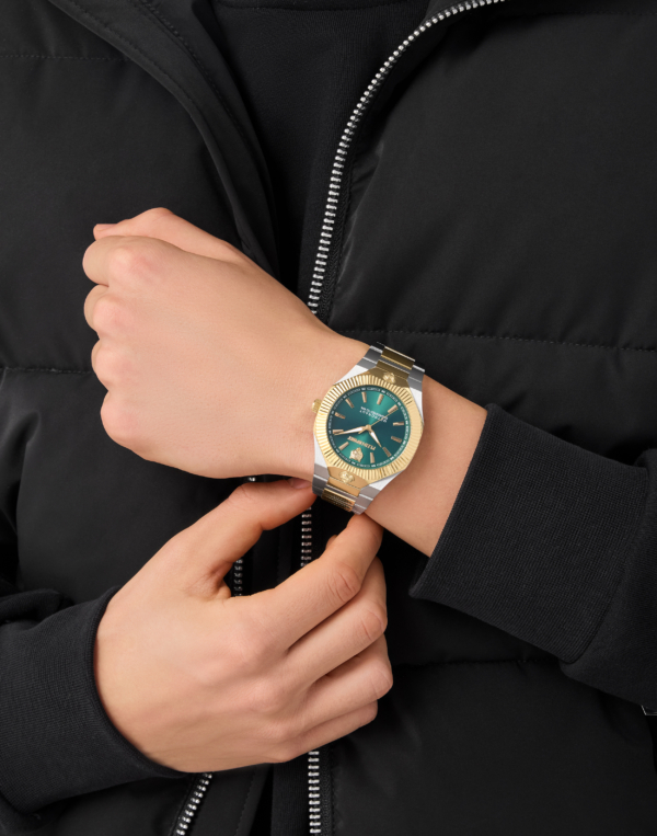 PLEIN SPORT METRONAUT GENT TWO TONE STAINLESS STEEL BRACELET