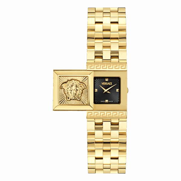 VERSACE REVEAL GOLD STAINLESS STEEL BRACELET