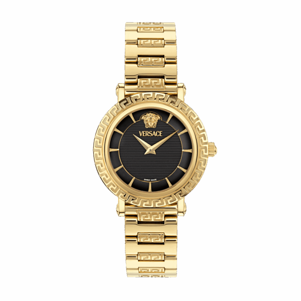 VERSACE GRECA SPHERE NOVA ROSE GOLD STAINLESS STEEL BRACELET