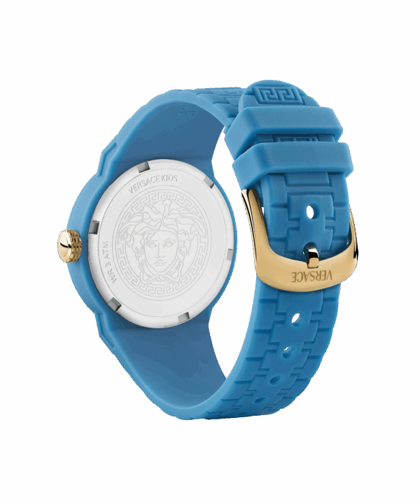VERSACE V-POP SILICON BLUE CASE & STRAP