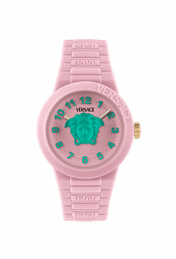 VERSACE V-POP SILICON PINK CASE & STRAP