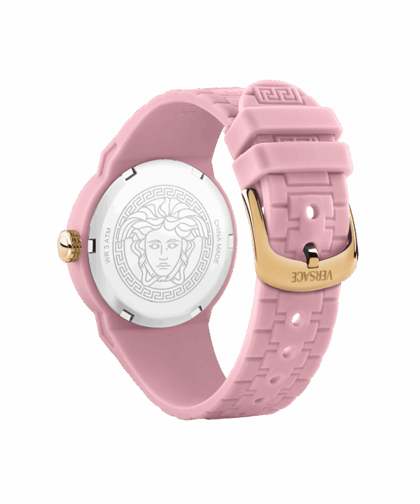 VERSACE V-POP SILICON PINK CASE & STRAP