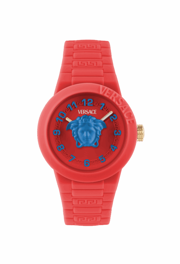 VERSACE V-POP SILICON RED CASE STRAP