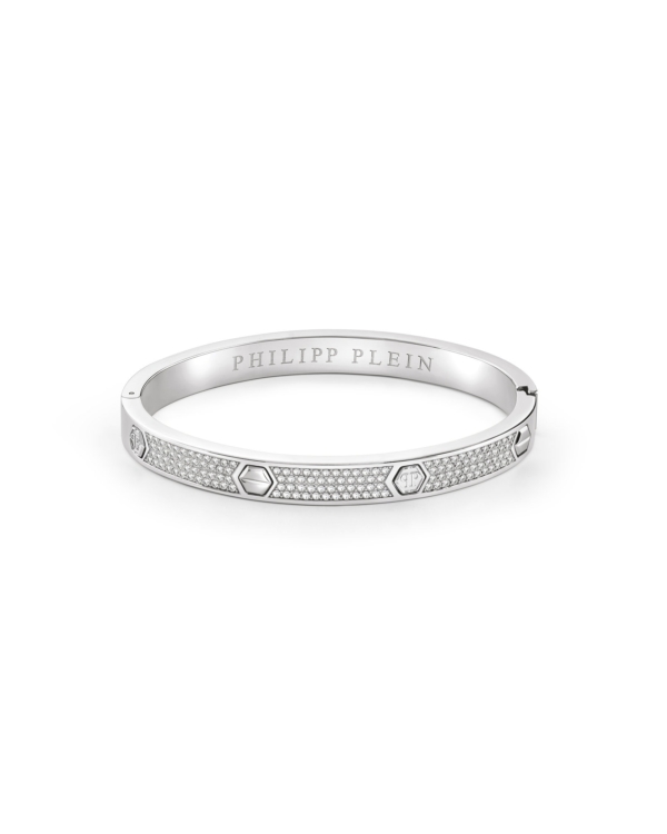PHILIPP PLEIN CUFF BANGLE GOLD STAINLESS STEEL
