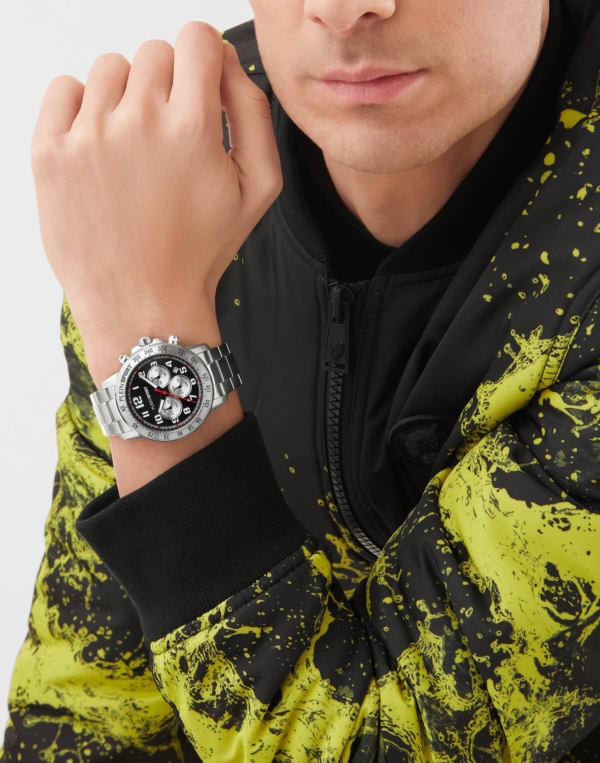 PLEIN SPORT CHRONORACE STAINLESS STEEL BRACELET