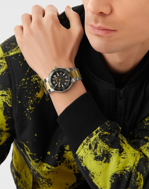 PLEIN SPORT TITAN 3H TWO TONE STAINLESS STEEL BRACELET