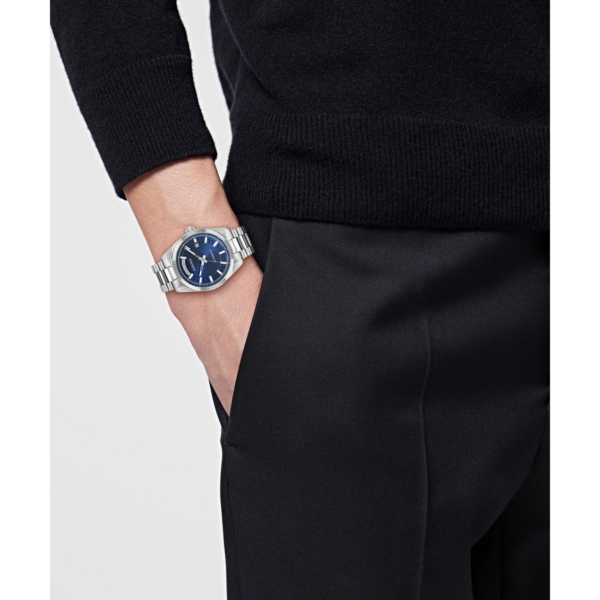 VERSACE MILLENYIUM AUTOMATIC 40MM BLUE SUNRAY DIAL WITH STAINLESS STEEL BRACELET