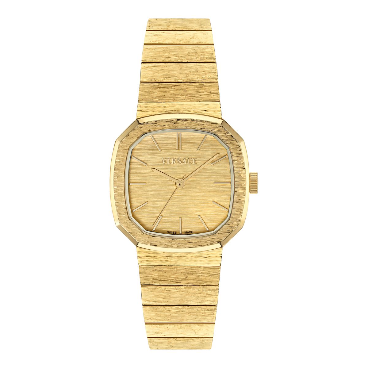 VERSACE V_ARCADIS 32MM GOLD DIAL WITH GOLD STAINLESS STEEL BRACELET